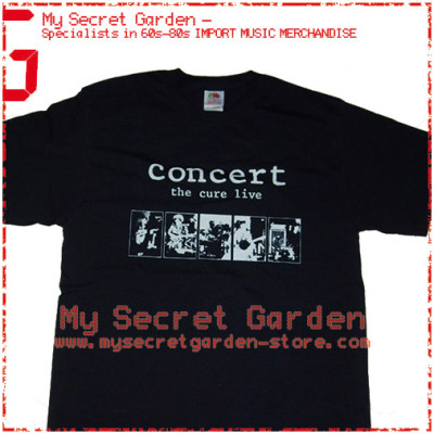The Cure - Concert The Cure Live T Shirt  The Cure - Concert The Cure Live T Shirt